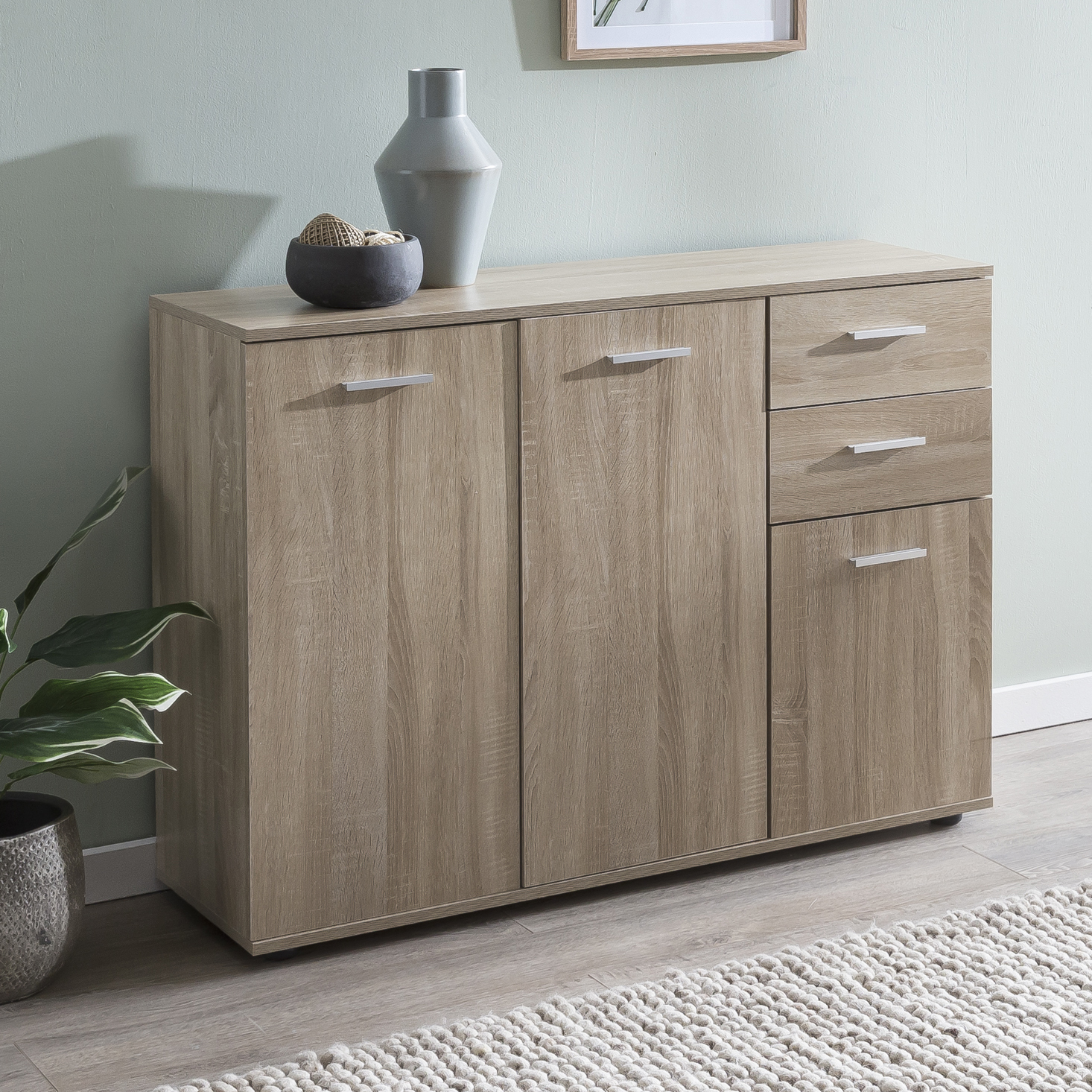 Credenza  svenja dresser 107x35x76cm sonoma