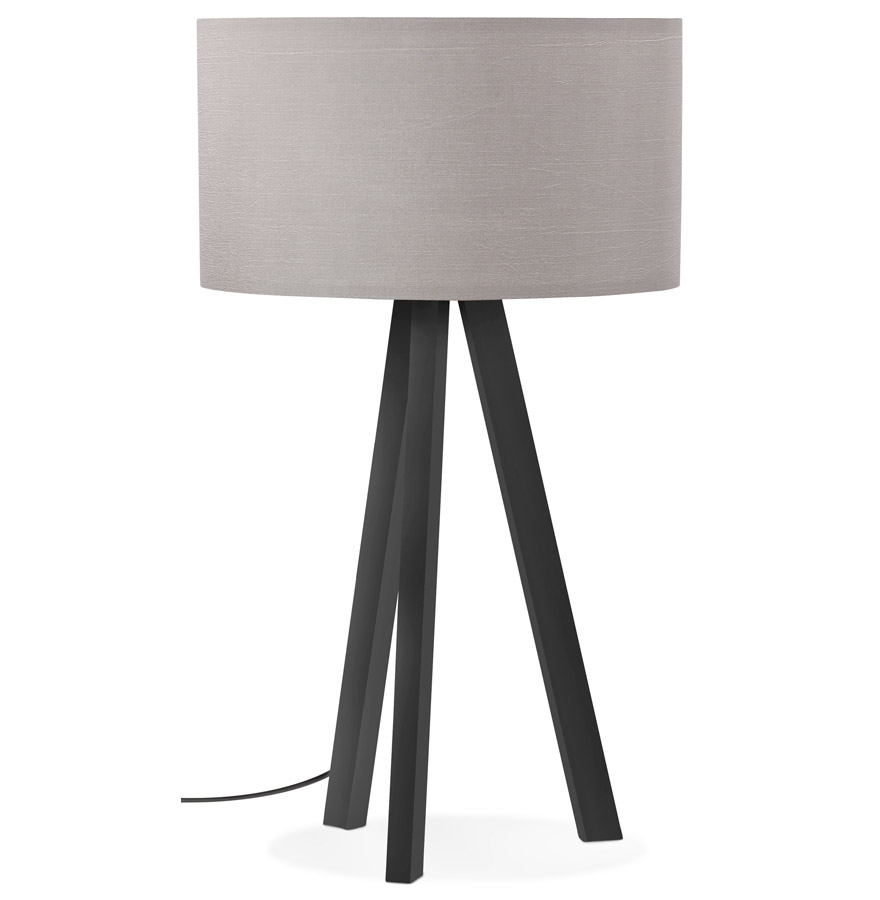 Alterego Lampada da tavolo SPRING MINI Colore telaio Nero Colore Grigio