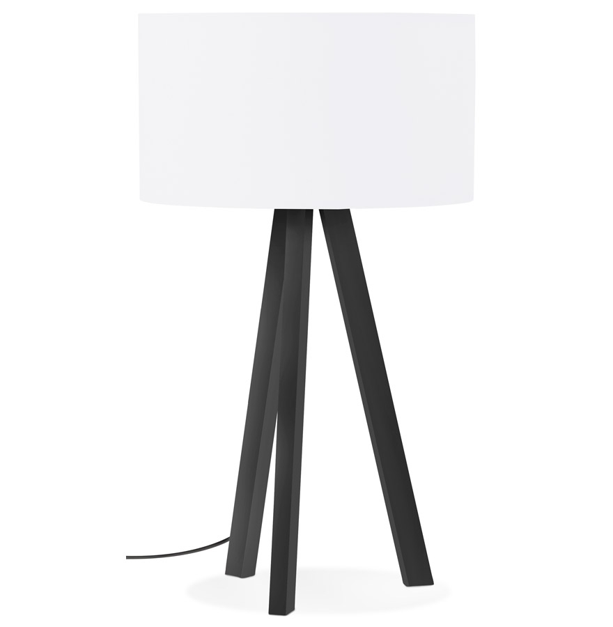 Alterego Lampada da tavolo SPRING MINI Colore telaio Nero Colore Bianco