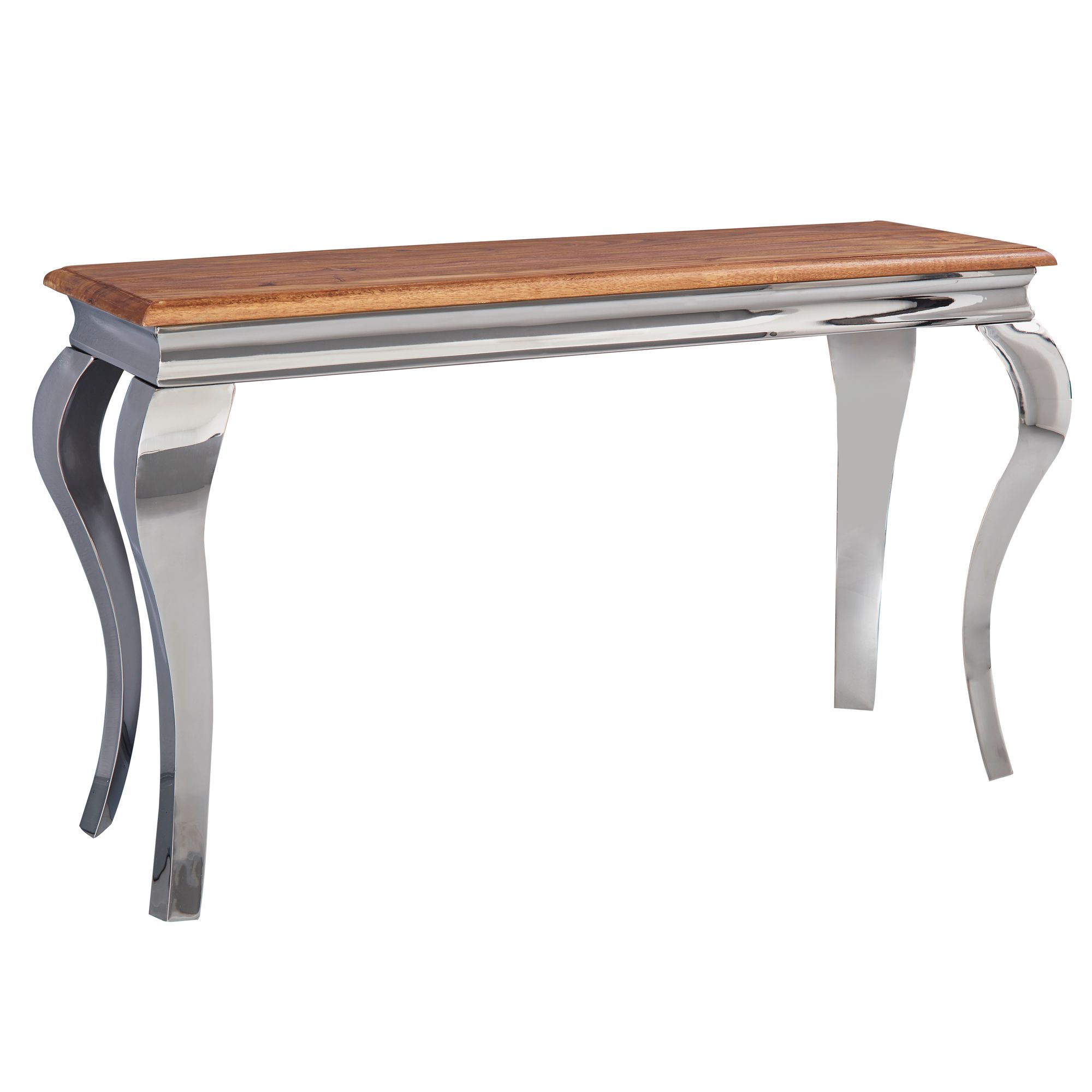 Console  sheesham legno massiccio / metallo 130x76.5x42 cm tavolo sala