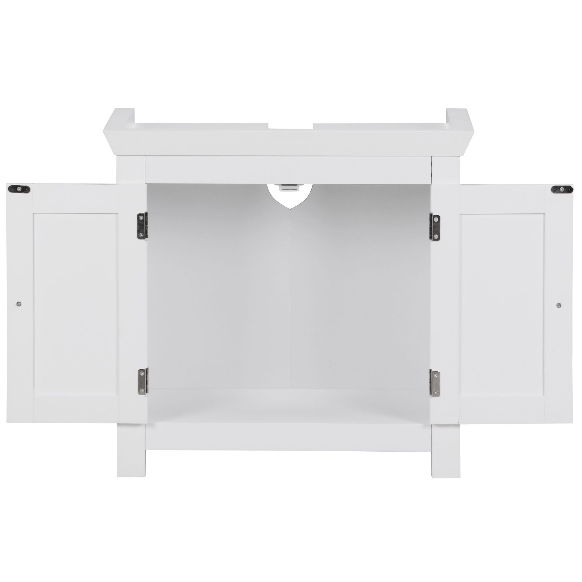 Mobile lavabo design wl1.350 mobile bagno a 2 ante bianco