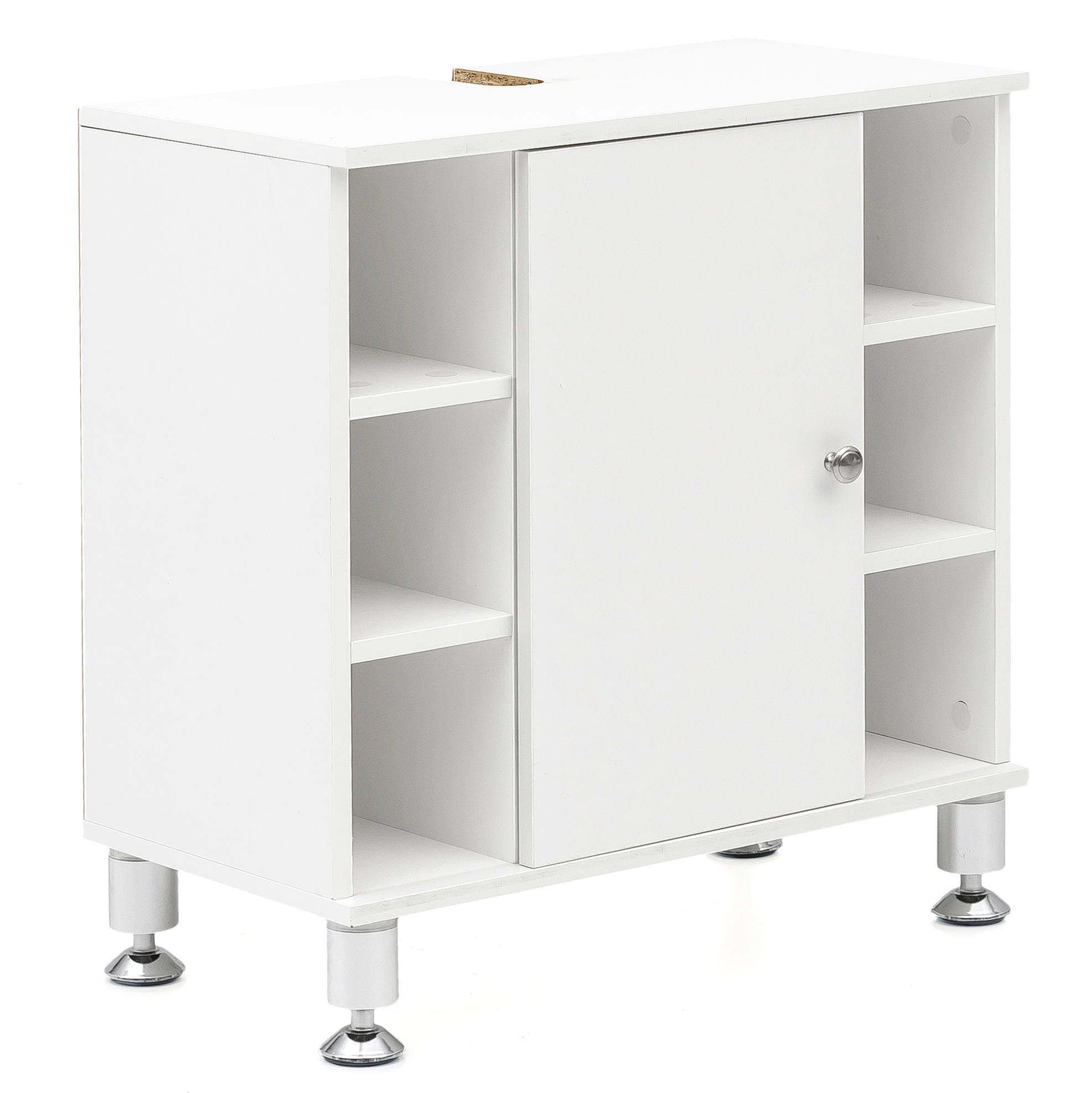 60 x 64 x 32 cm mobile bagno bianco con anta