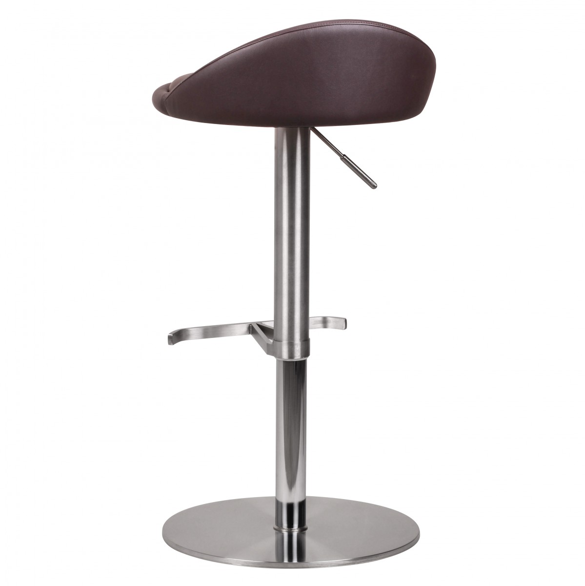 Acciaio inox m1 sgabello durevole sedia marrone sgabello moderno sgabello da bar design regolabile è ruotabile