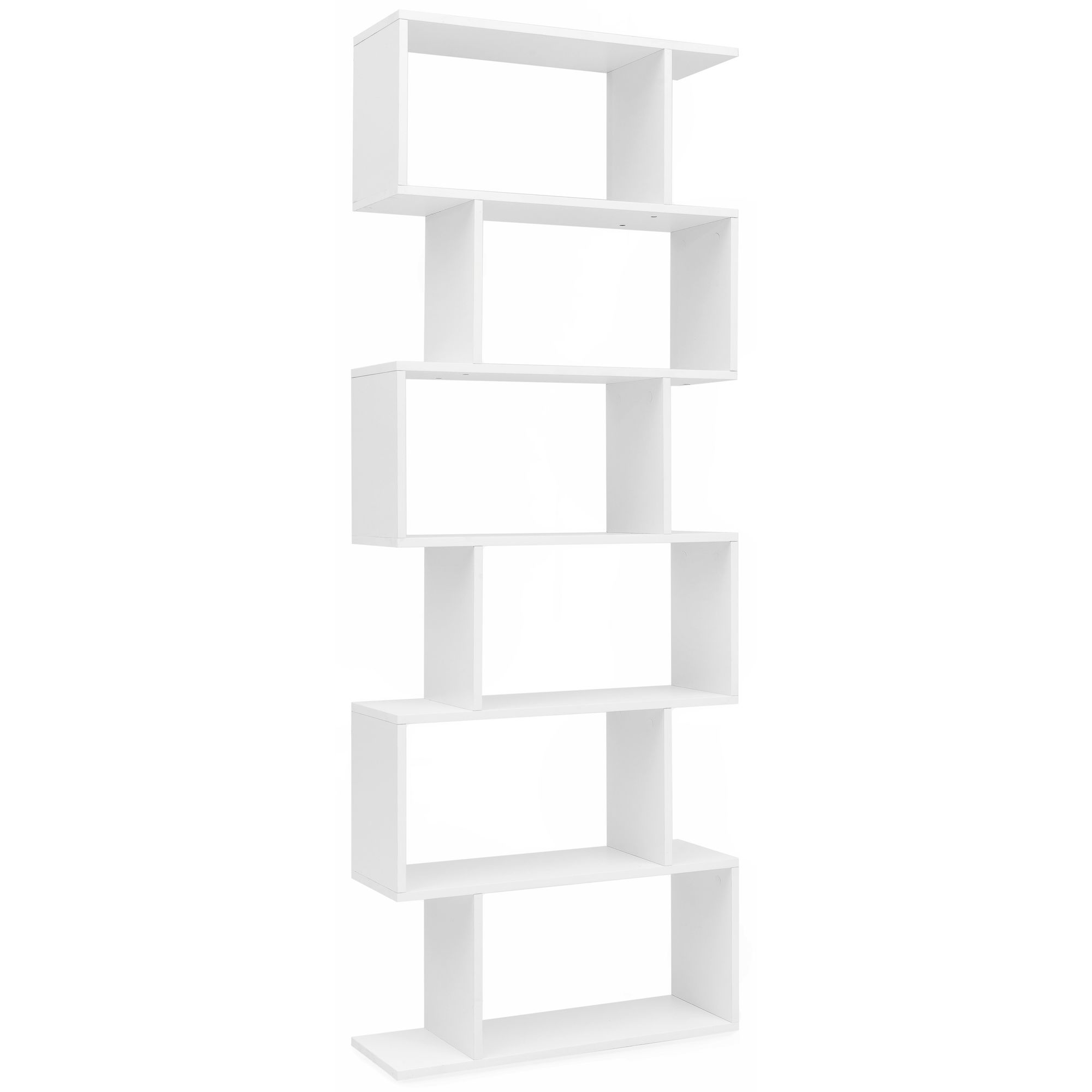 Libreria wl5.691 70 x 23,5 x 190,5 cm bianche